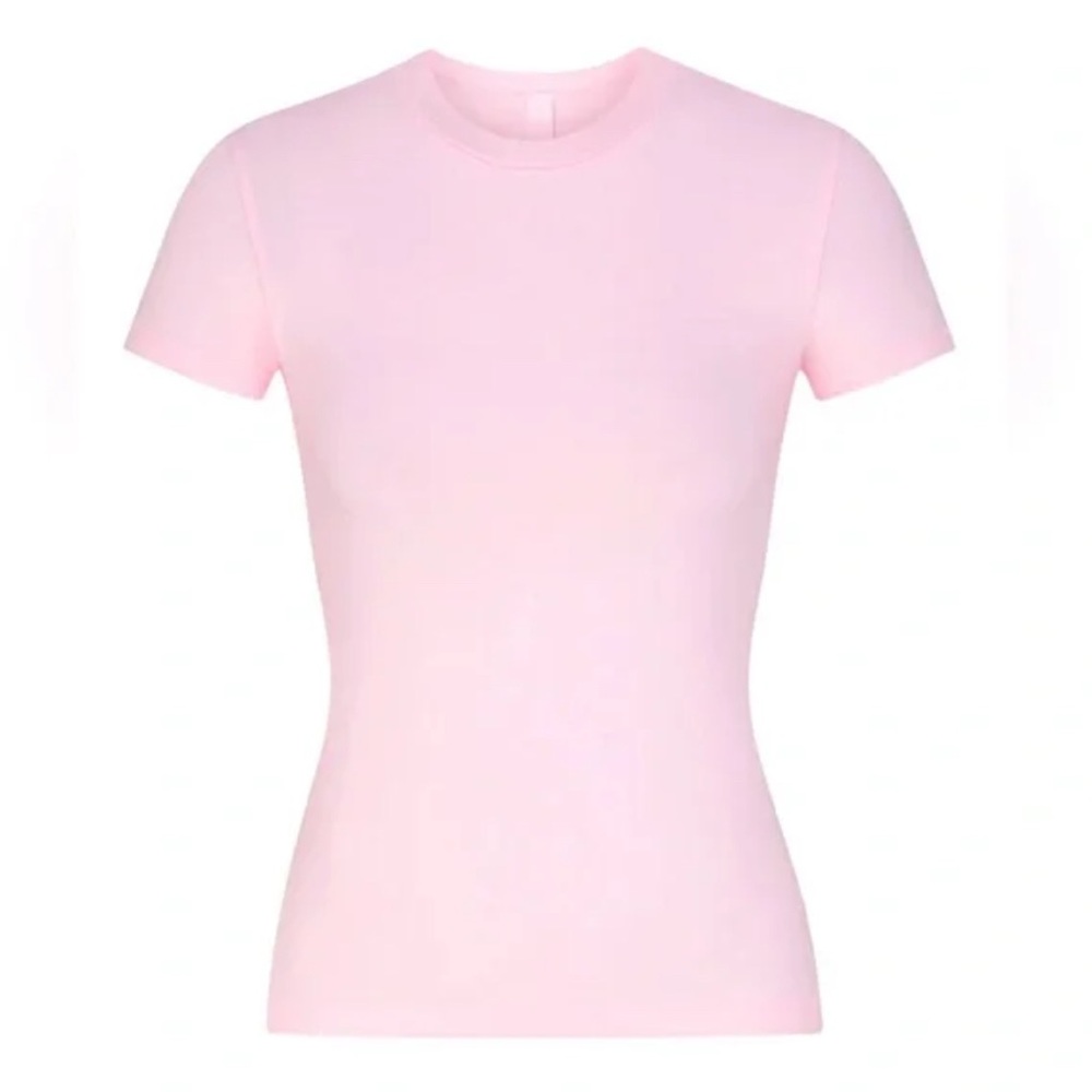 SKIMS Pink Fits Everybody Tee